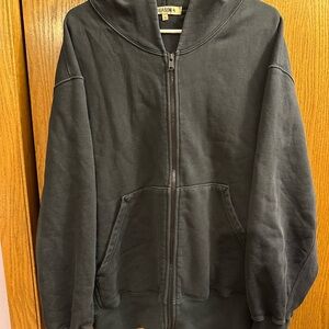 Yeezy “Bat Man” Season 4 Men's Black Hoodie Jacket